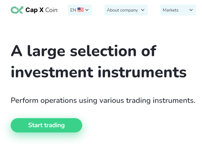 Cap X Coin (Капскоин) https://capxcoin.com￼